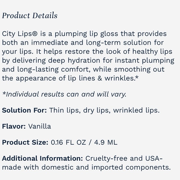 City Lips® Plumping Lip Gloss 0.16 FL OZ 💋 - Picture 15 of 16